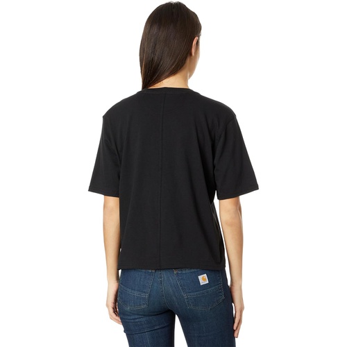 칼하트 Womens Carhartt Loose Fit Lightweight Short Sleeve Crew Neck T-Shirt