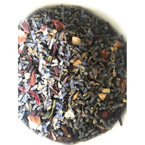  Caribbean Fusion Sauces and Spices Caribbean Fusion - Lavender Dreams non-caffeinated herbal loose leaf tea with Lavender, Sorrel, Ginger and notes of cloves | Iced and Hot Tea 50 to 60 Cups