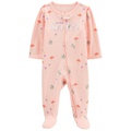 Baby Boy or Baby Girls Printed 2-Way Zip Up Cotton Sleep and Play