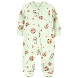 Baby Boy or Baby Girls Printed 2-Way Zip Up Cotton Sleep and Play