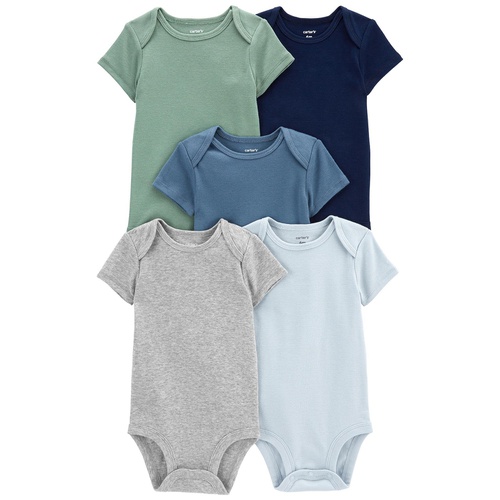 카터스 Baby Boys Short Sleeve Bodysuits Pack of 5