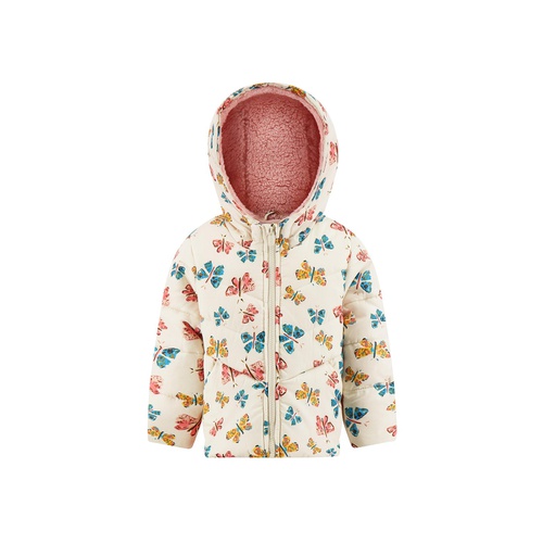 카터스 Little Girls Butterfly Print Snowsuit