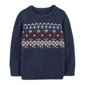 Toddler Boys Fair Isle Cotton Sweater
