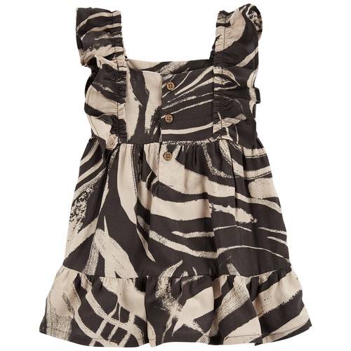 카터스 Baby Girls Zebra Print LENZING ECOVERO Dress