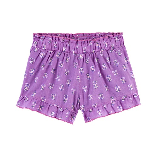 카터스 Toddler Girls Floral Poplin Shorts