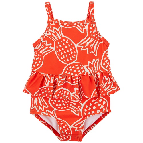 카터스 Baby Pineapple Print Ruffled Swimsuit