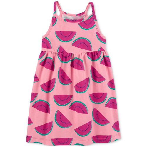 카터스 Toddler Girls Watermelon-Print Cotton Tank Dress