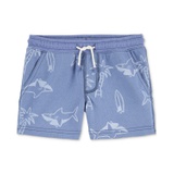 Toddler Boys Printed Pull-On French Terry Shorts