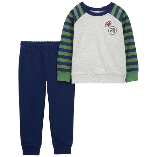 카터스 Toddler Boys Football Raglan T-shirt and Pants 2 Piece Set