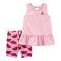 Little & Big Girls Watermelon Top & Bike Shorts 2 Piece Set