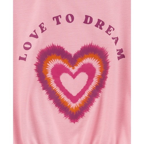 카터스 Little & Big Girls Love To Dream Heart Loose-Fit Pajamas 2 Piece Set