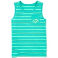 Little & Big Boys Striped Pocket Tank Top