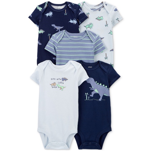 카터스 Baby Boys and Baby Girls 5-Pc. Short Sleeve Bodysuits Set