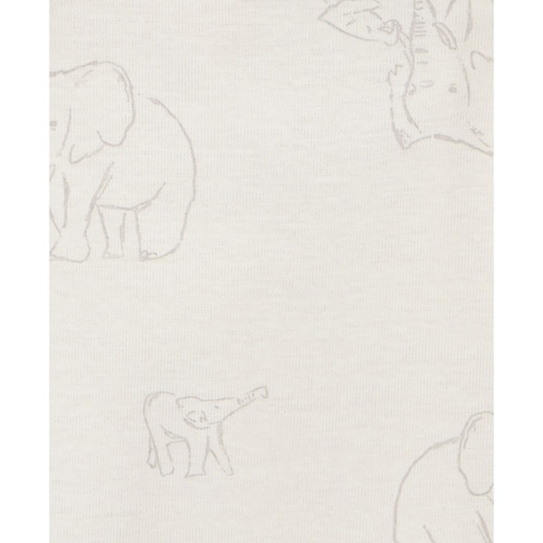 카터스 Baby Short-Sleeve Elephants Bodysuits Pack of 5