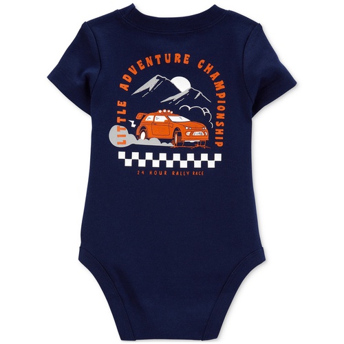 카터스 Baby Boys Race Car Graphic Bodysuit & Printed Pants 2 Piece Set