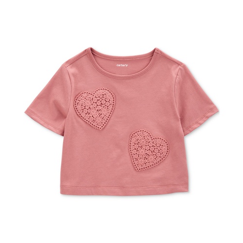 카터스 Toddler Girls Heart Boxy-Fit Graphic T-Shirt