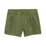 Little & Big Girls Pleated Twill Shorts