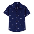 Toddler Boys Insect-Print Button-Down Shirt