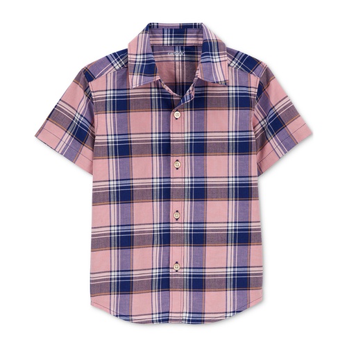 카터스 Toddler Boys Plaid Button-Down Shirt