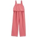 Little Girls and Big Girls Layered Gauze Jumpsuit