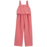 Little Girls and Big Girls Layered Gauze Jumpsuit