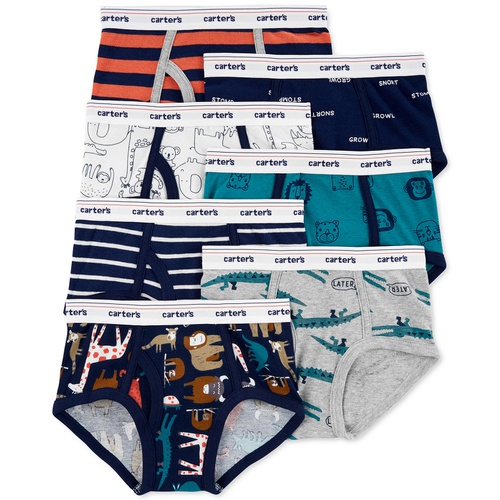 카터스 Boys 7-Pk. Cotton Safari Briefs