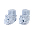 Baby Boys Bear Crochet Booties