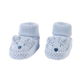 Baby Boys Bear Crochet Booties