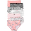 Little and Big Girls Printed Underwear Pack of 7