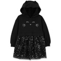 Toddler Girls Cat Hooded Tulle Dress