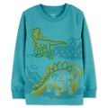 Toddler Boys Dinosaur Print Long-Sleeve T-Shirt