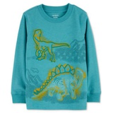 Toddler Boys Dinosaur Print Long-Sleeve T-Shirt