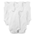 Baby Boys or Baby Girls Sleeveless Bodysuits Pack of 5