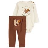 Baby Cotton My First Thanksgiving Bodysuit & Pants 2 Piece Set