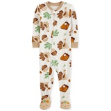 Baby One-Piece Thanksgiving 100% Snug-Fit Cotton Footed Pajamas