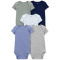 Baby Boys and Baby Girls 5-Pc. Short Sleeve Bodysuits Set