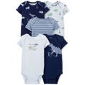 Baby Boys and Baby Girls 5-Pc. Short Sleeve Bodysuits Set