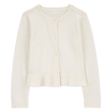 Toddler Girls Cotton Button-Up Cardigan