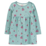 Toddler Girls Cotton Floral Jersey Dress