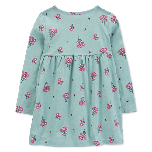 카터스 Toddler Girls Cotton Floral Jersey Dress