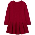 Toddler Girls Cotton Cable-Knit Sweater Dress