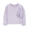 Toddler Girls Ballet French Terry Sweatshirt