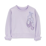 Toddler Girls Ballet French Terry Sweatshirt