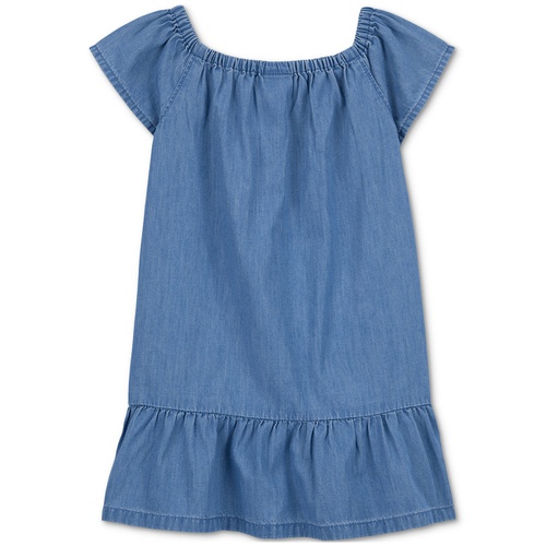 카터스 Toddler Girls Chambray Drop-Waist Dress