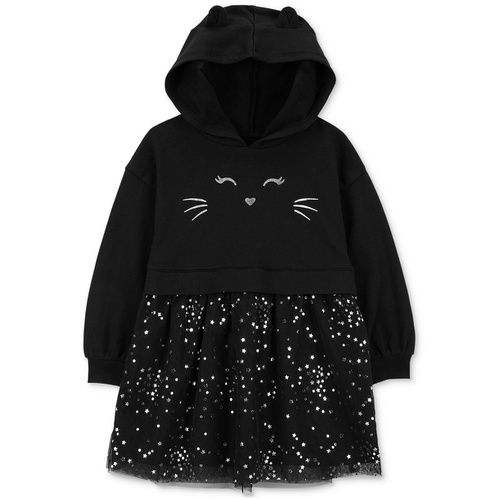 카터스 Toddler Girls Cat Hooded Tulle Dress