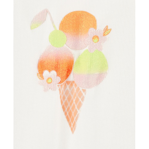 카터스 Toddler Girls Ice Cream Graphic Cotton Flutter-Sleeve Tank Top