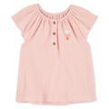 Toddler Girls Ice Cream Crinkle Jersey Top