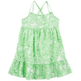 Toddler Girls Floral Gauze Dress