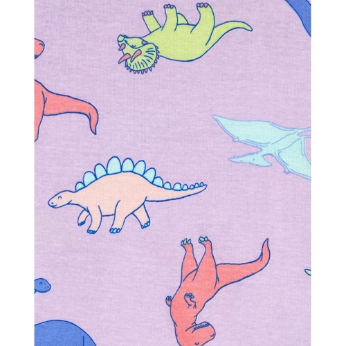 카터스 Toddler Girls Dinosaur Snug Fit Cotton Pajama 4 Piece Set