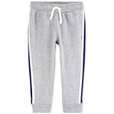 Toddler Boys Side-Stripe Fleece Joggers